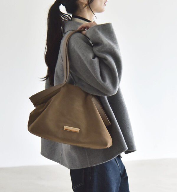 quaranciel「《予約》リバー ステンカラー Aライン ショート ポンチョ コート」|その他|