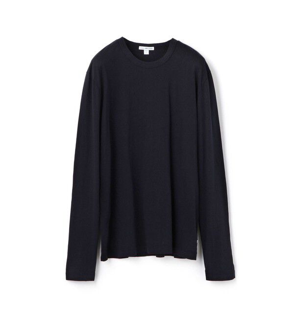JAMES PERSE「クルーネック長袖Ｔシャツ MLJ3351」|Tシャツ・カットソー|ダークブルー