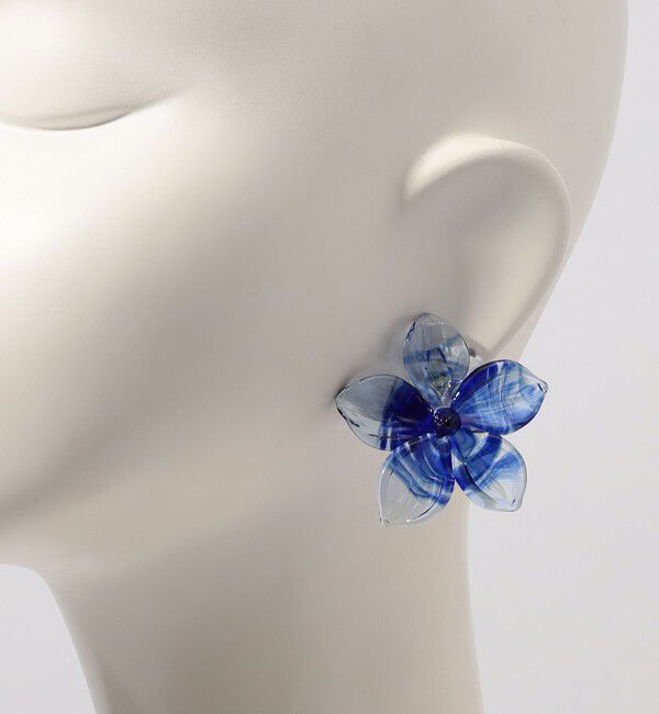 TOMORROWLAND GOODS「LEVENS JEWELS HIBISCUS SINGLE 片耳ピアス」|ピアス|