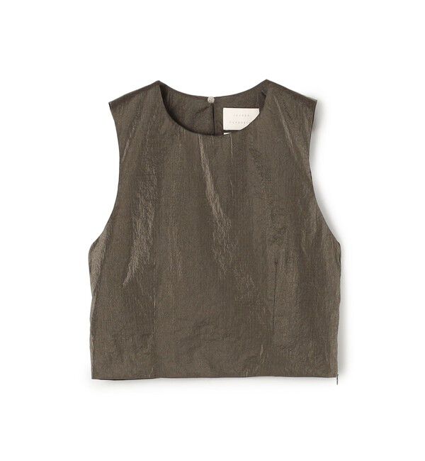 TOMORROWLAND GOODS「LAUREN MANOOGIAN CROP ノースリーブトップ」|シャツ・ブラウス|17 チャコールグレー