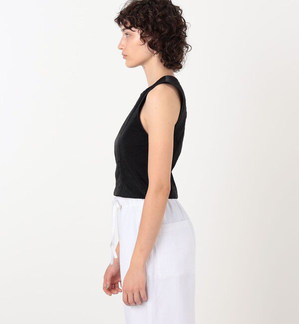 TOMORROWLAND GOODS「LAUREN MANOOGIAN CROP ノースリーブトップ」|シャツ・ブラウス|