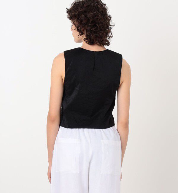 TOMORROWLAND GOODS「LAUREN MANOOGIAN CROP ノースリーブトップ」|シャツ・ブラウス|