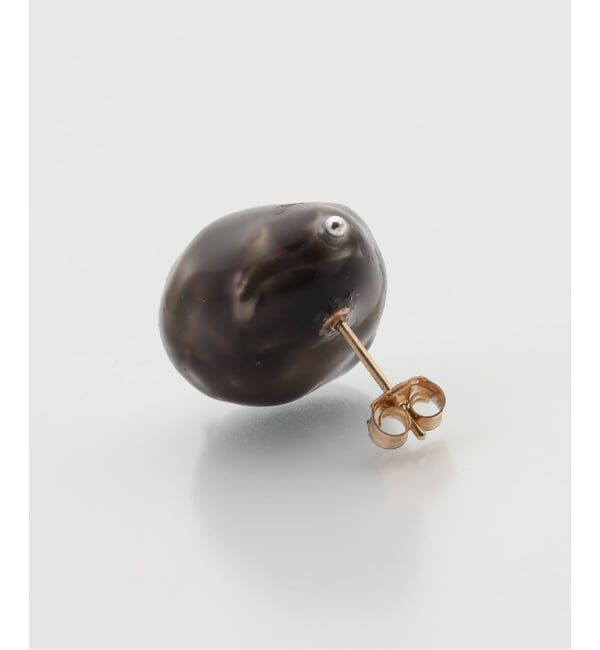 IENA「GARDEN OF EDEN/ガーデン オブ エデン Black Baroqie pearl pirce ピアス(両耳)」|ピアス|