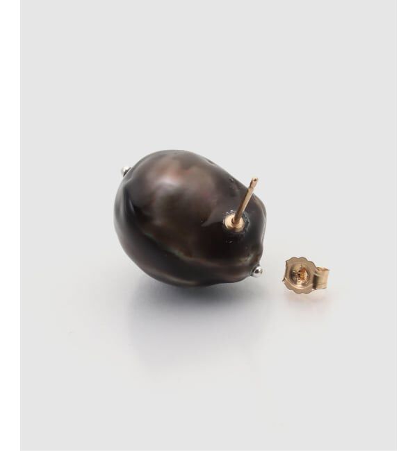 IENA「GARDEN OF EDEN/ガーデン オブ エデン Black Baroqie pearl pirce ピアス(両耳)」|ピアス|