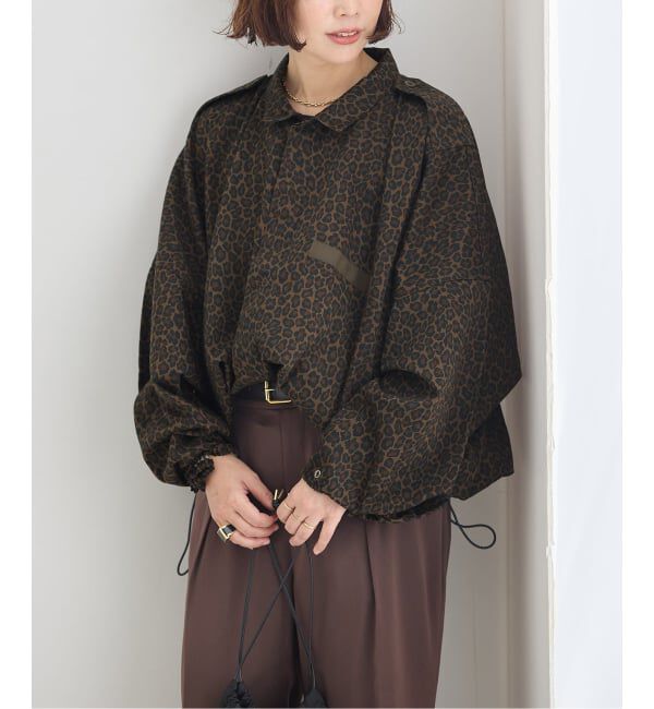 journal standard L'essage「《追加2》ILL ONE EIGHTY/イル ワンエイティ 別注LEOPARDショートブルゾン」|その他|ベージュベース