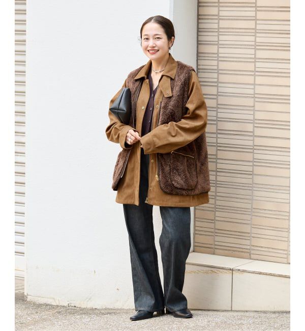 JOURNAL STANDARD「《予約》フェイクスエードライナーツキ ブルゾン」|その他|