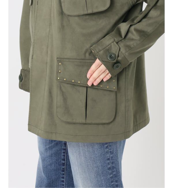Spick and Span「ARCHIVE STANCE / アーカイブスタンス fale suede military JK」|ミリタリージャケット|