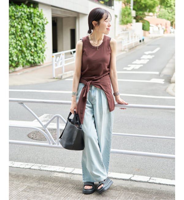  「《追加 / 大容量&500mlペットボトル収納◎》LE TALON BELT M トート」|トートバッグ|