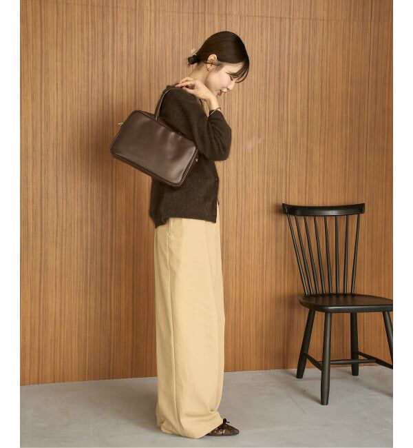  「MILOS/ミロス soft leather Square ボストン」|ボストンバッグ|