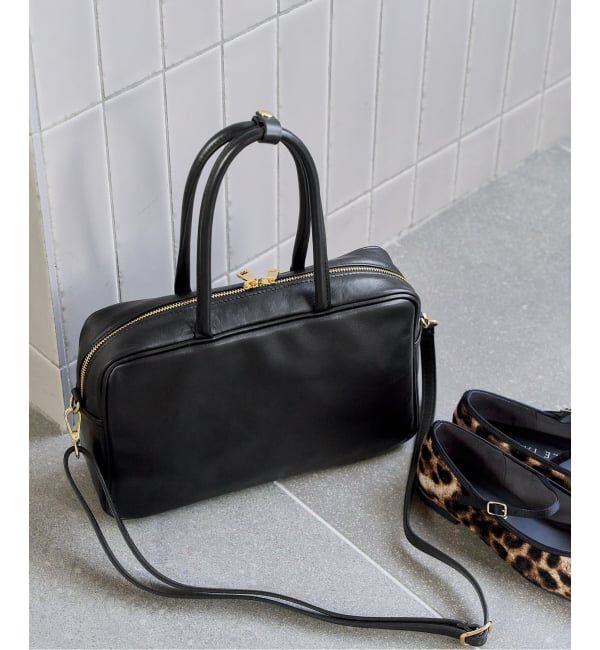  「MILOS/ミロス soft leather Square ボストン」|ボストンバッグ|