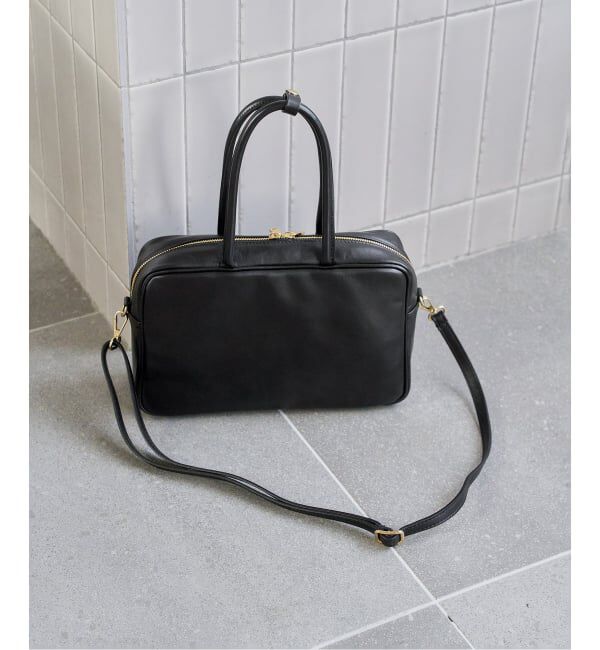  「MILOS/ミロス soft leather Square ボストン」|ボストンバッグ|