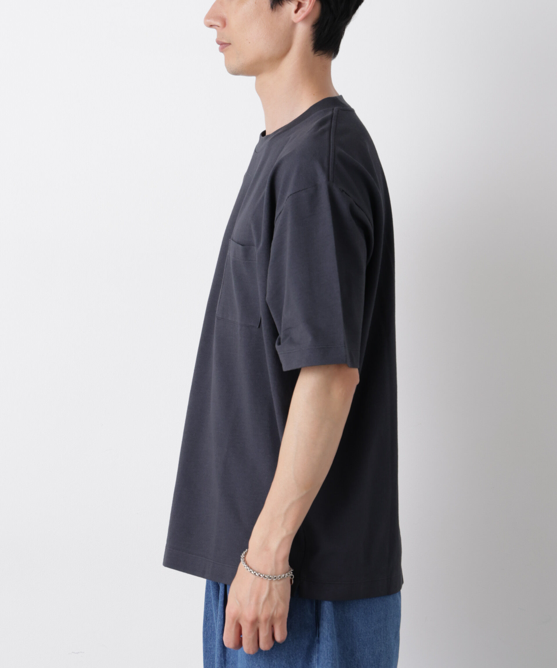 NANO universe「ドライ天竺Tシャツ 半袖」|Tシャツ・カットソー|