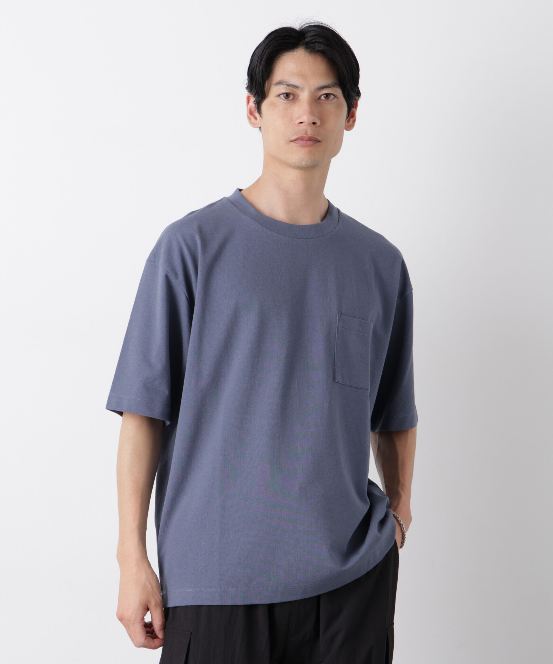 NANO universe「ドライ天竺Tシャツ 半袖」|Tシャツ・カットソー|