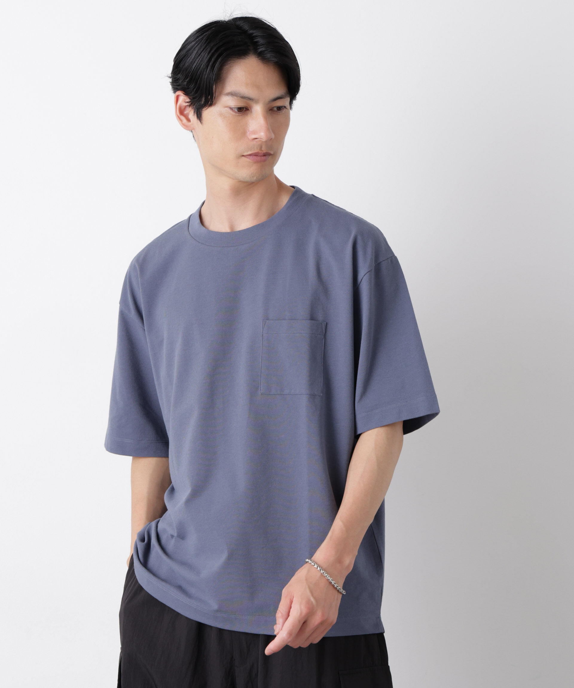 NANO universe「ドライ天竺Tシャツ 半袖」|Tシャツ・カットソー|