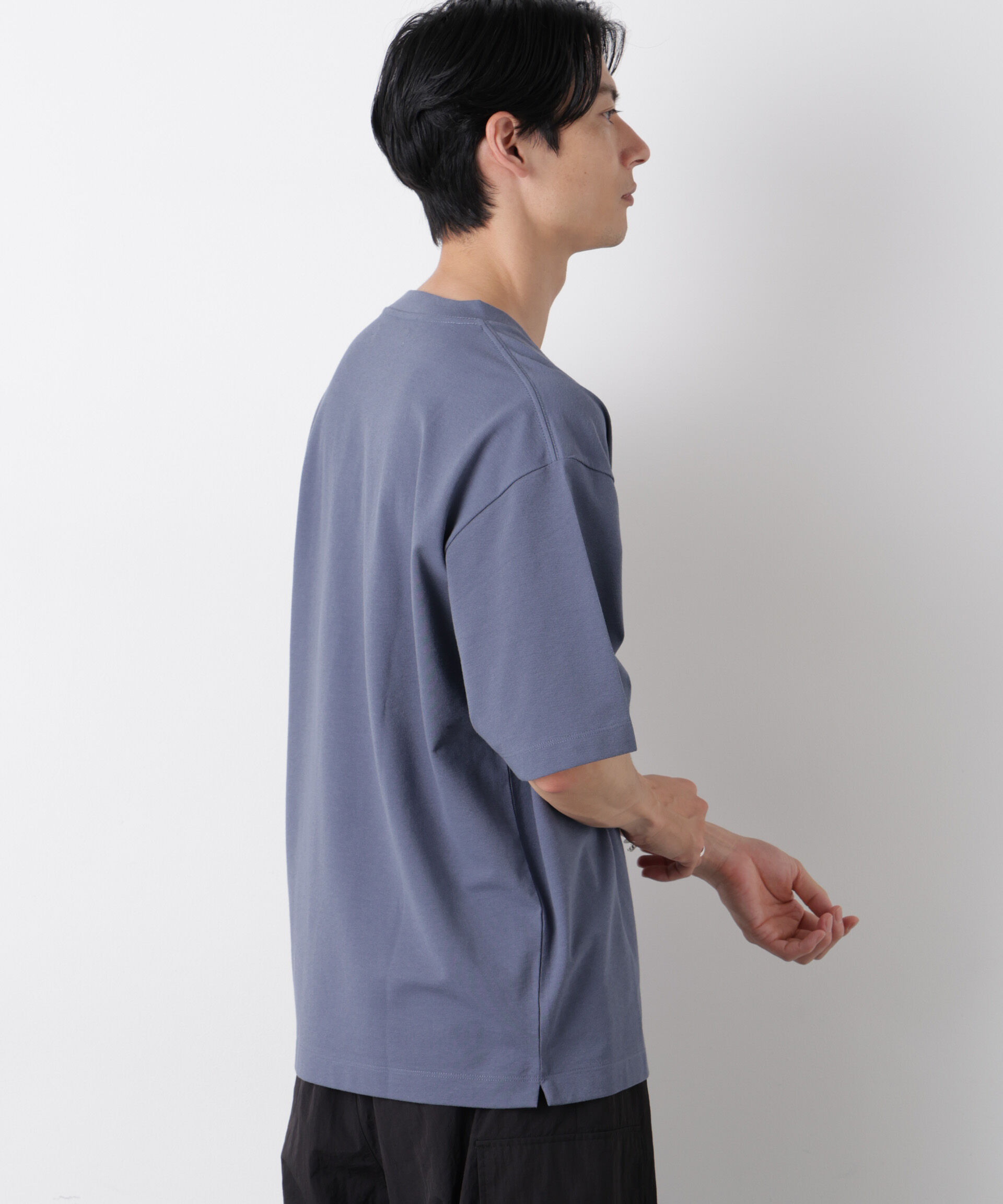 NANO universe「ドライ天竺Tシャツ 半袖」|Tシャツ・カットソー|
