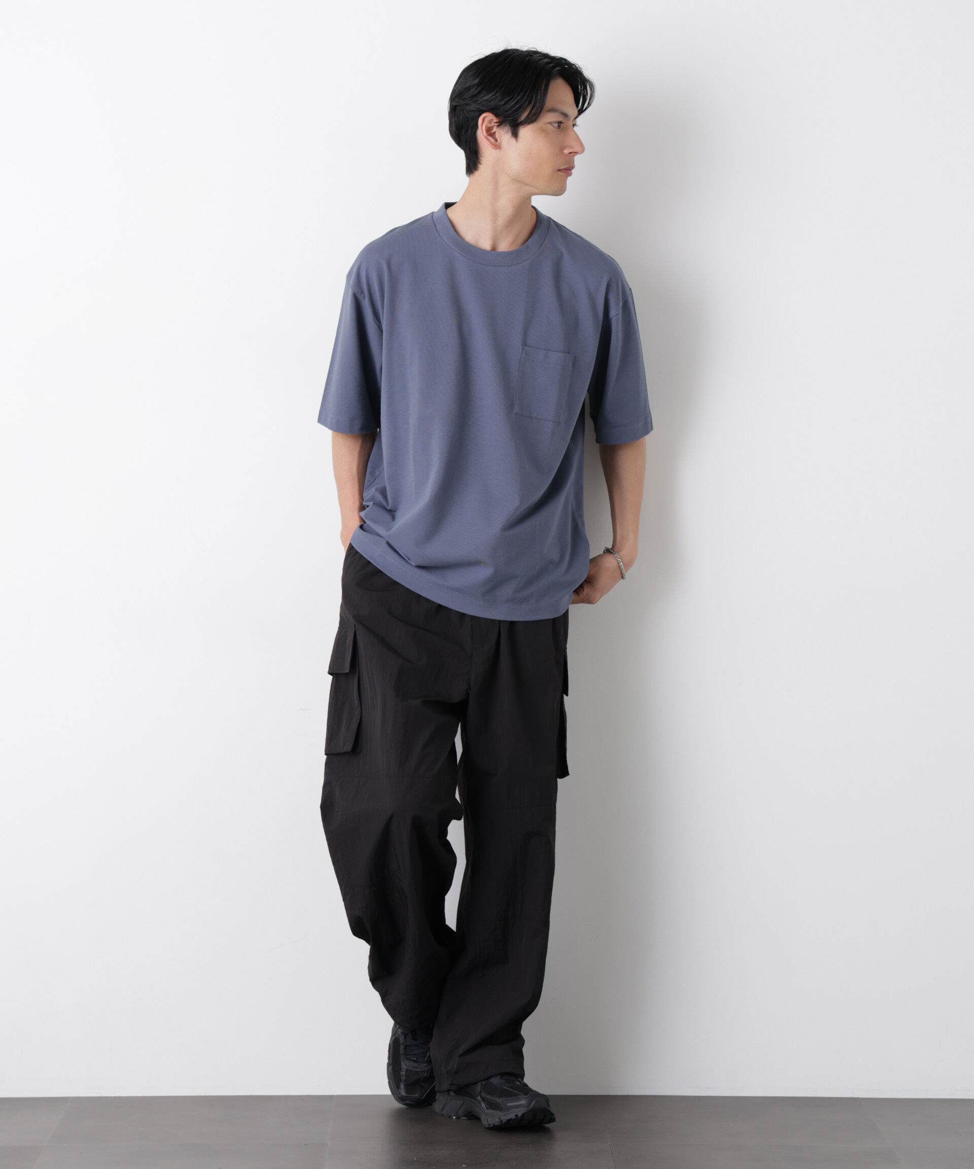 NANO universe「ドライ天竺Tシャツ 半袖」|Tシャツ・カットソー|
