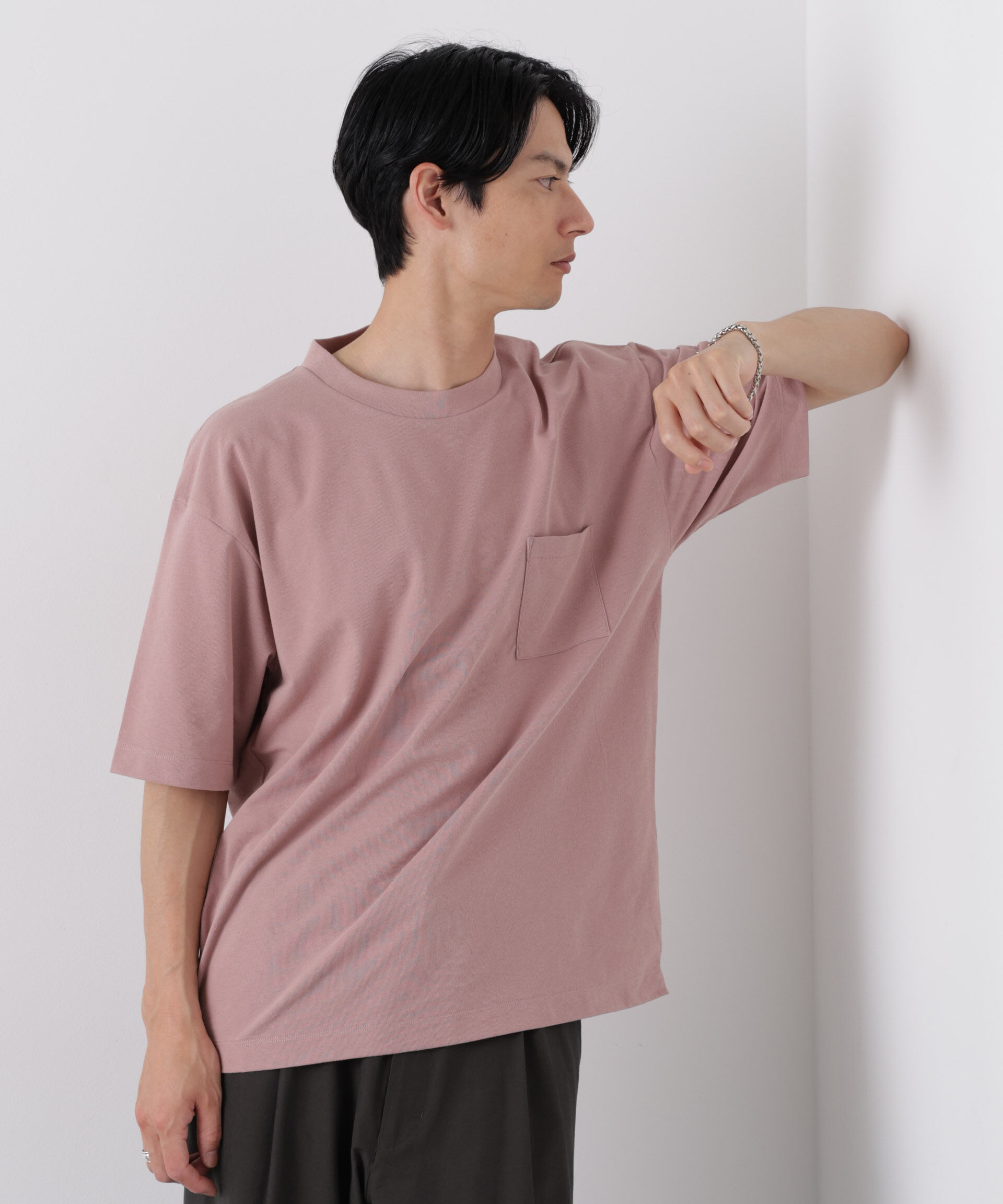 NANO universe「ドライ天竺Tシャツ 半袖」|Tシャツ・カットソー|