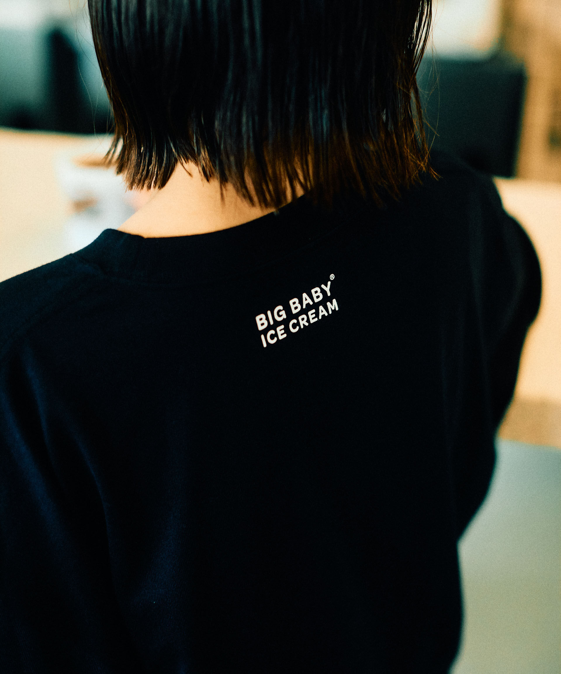 NANO universe「Anti Soaked(R) 汗染み防止 BIG BABY ICE CREAM #1」|Tシャツ・カットソー|