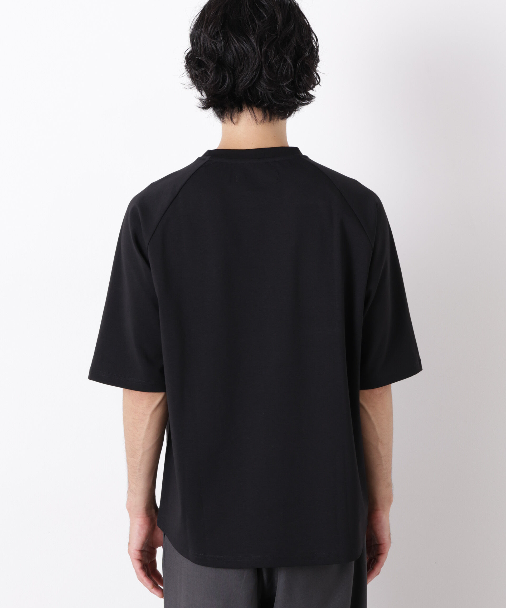 NANO universe「ビッグドレープTシャツ 半袖」|Tシャツ・カットソー|