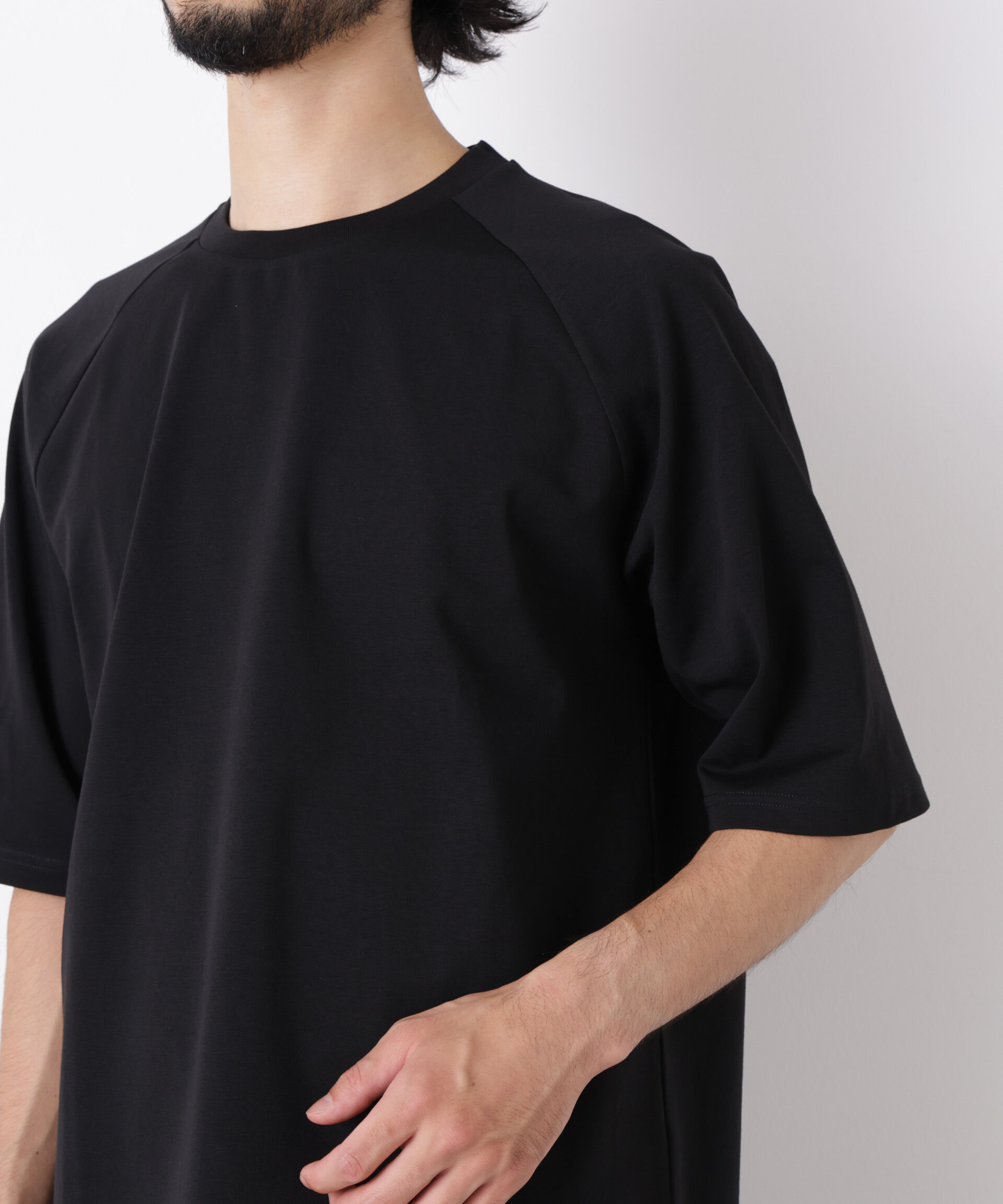 NANO universe「ビッグドレープTシャツ 半袖」|Tシャツ・カットソー|