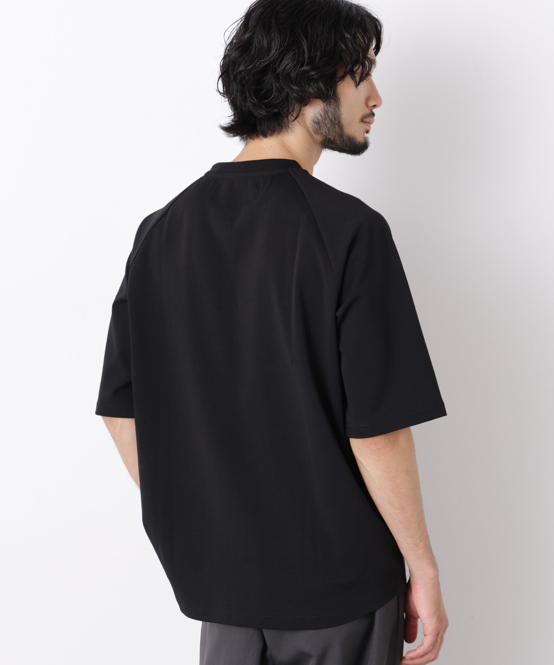 NANO universe「ビッグドレープTシャツ 半袖」|Tシャツ・カットソー|