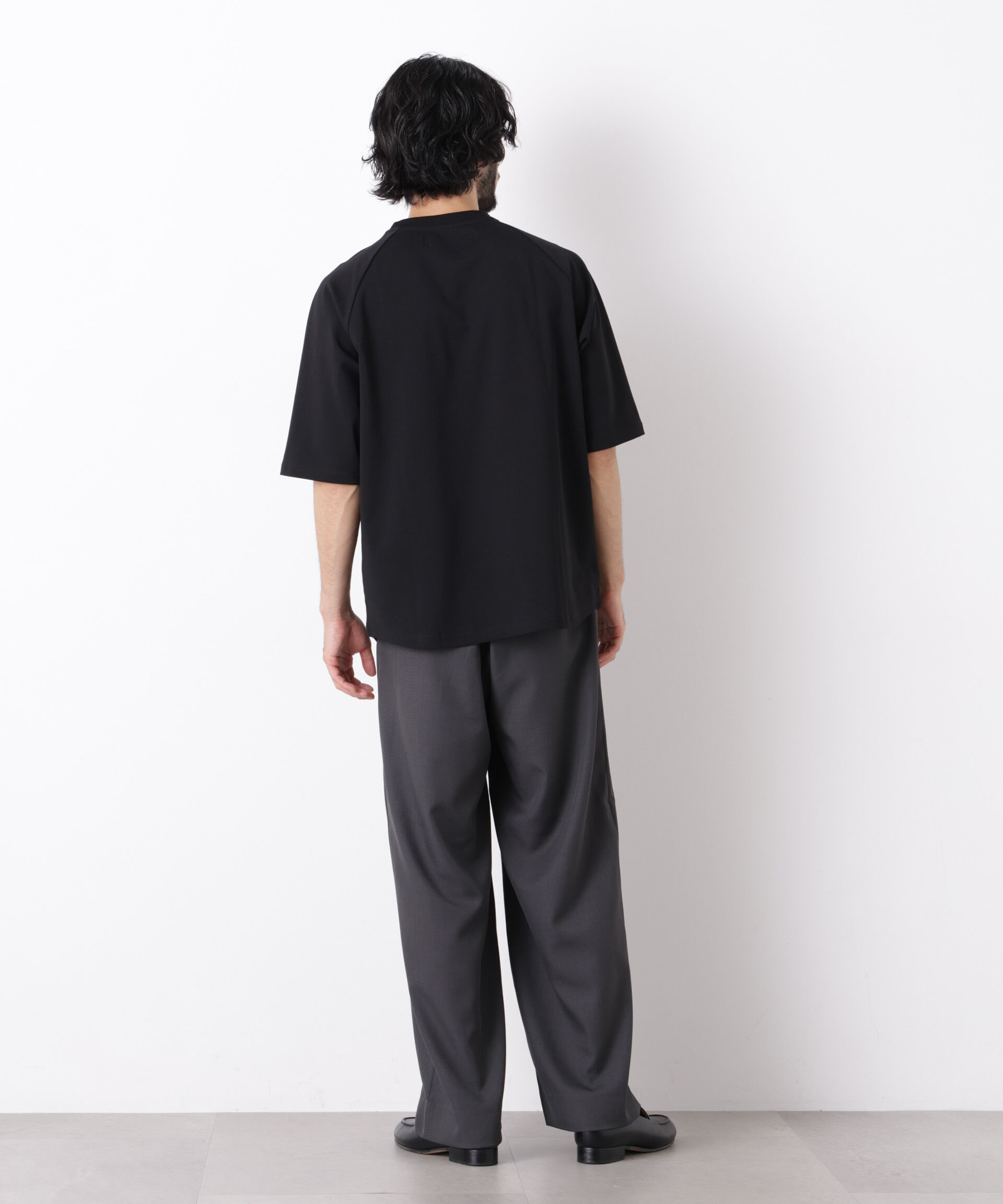 NANO universe「ビッグドレープTシャツ 半袖」|Tシャツ・カットソー|