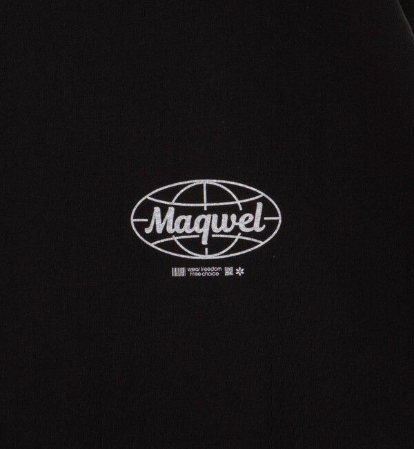 MAQWEL「【MAQWEL/マクウェル】ウォッシャブル Maqwel Earth ワイドボディプリントTシャツ」|Tシャツ・カットソー|
