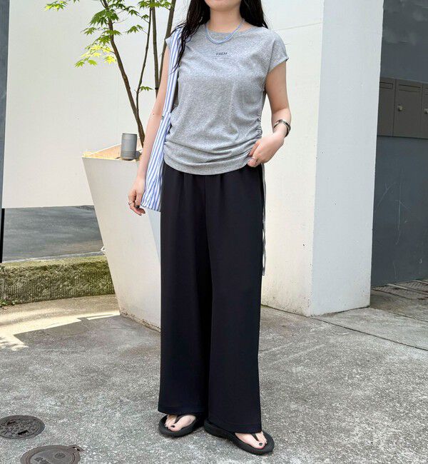 fredy emue「シャーリングノースリーブカットソー」|Tシャツ・カットソー|