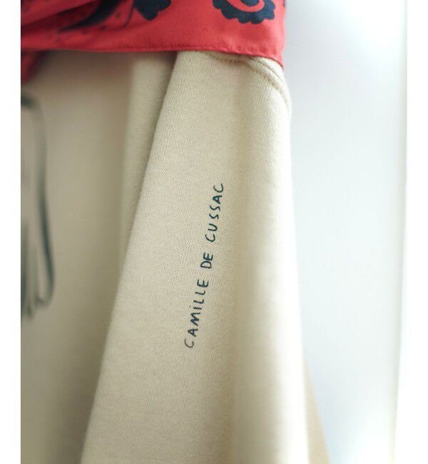 SALON adam et rope'「【Camille de Cussac for SALON】アートプリントスウェット」|スウェット・ジャージ|