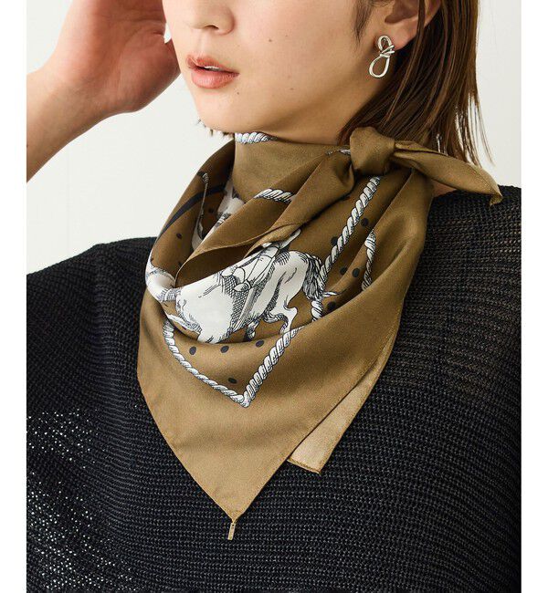 ROPE「ROPE' リバイバルシルクスカーフ/ Lサイズ・26AW」|バンダナ・スカーフ|