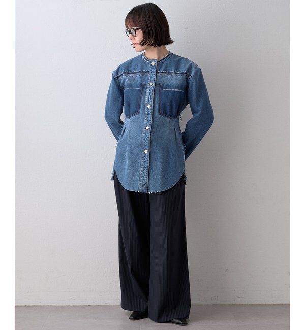  「【LITKOVSKA】別注FITTED DENIM JACKET」|デニムジャケット|
