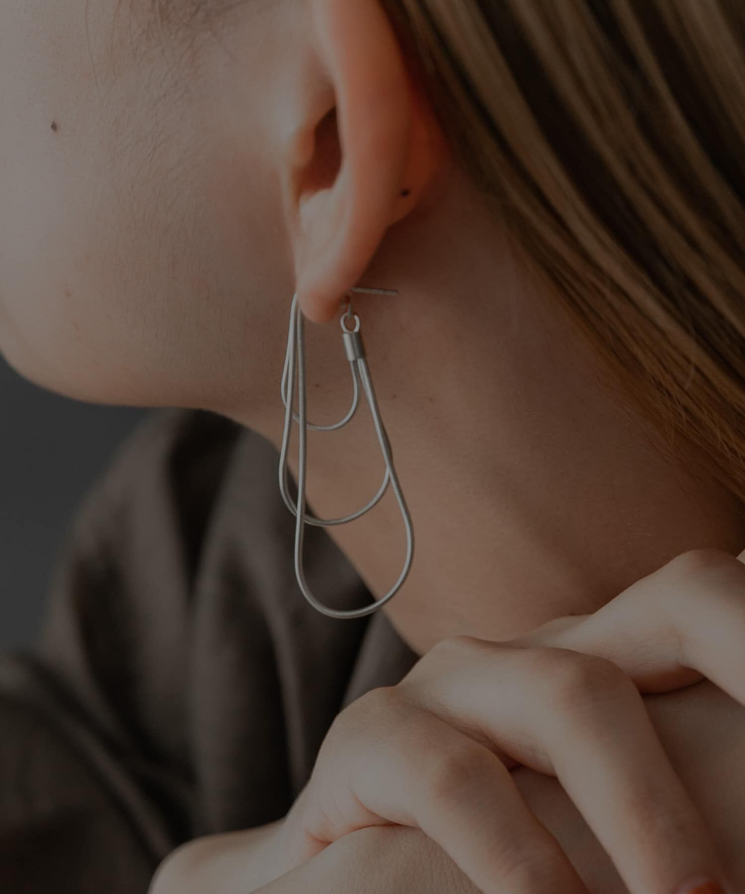 SMELLY「SMELLY so&rsquo;　three stranded pierce」|ピアス|
