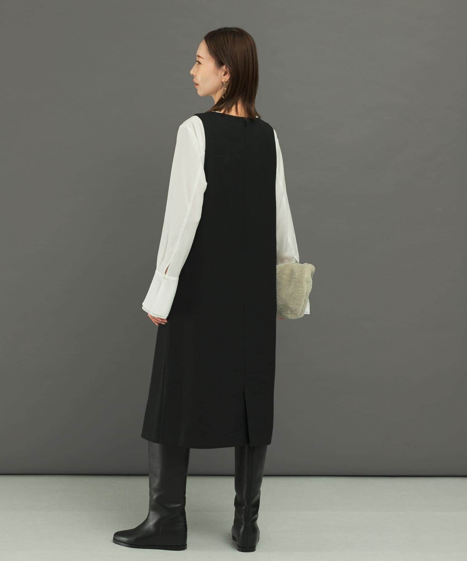 URBAN RESEARCH ROSSO「『UR TECH』ジャンパーワンピース」|ワンピース|