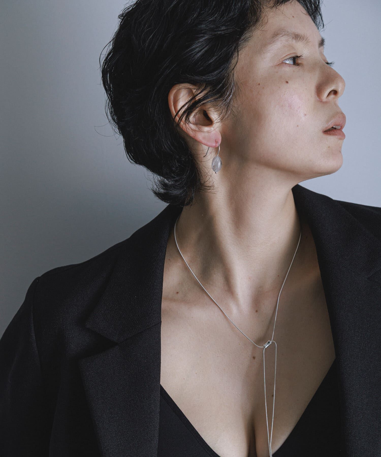 SMELLY「SMELLY so&rsquo;　stone drop hook pierce」|ピアス|