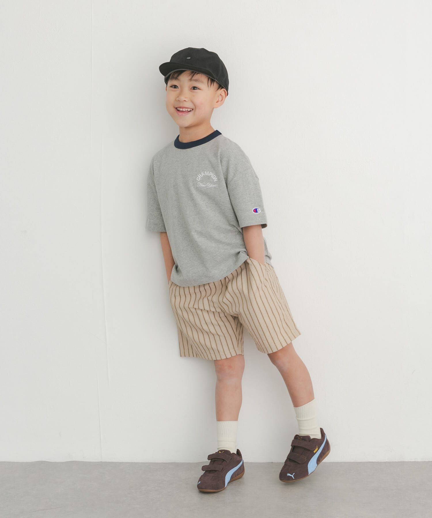 URBAN RESEARCH DOORS「『別注』CHAMPION&times;DOORS　リンガー刺繍ロゴTシャツ(KIDS)」|その他|