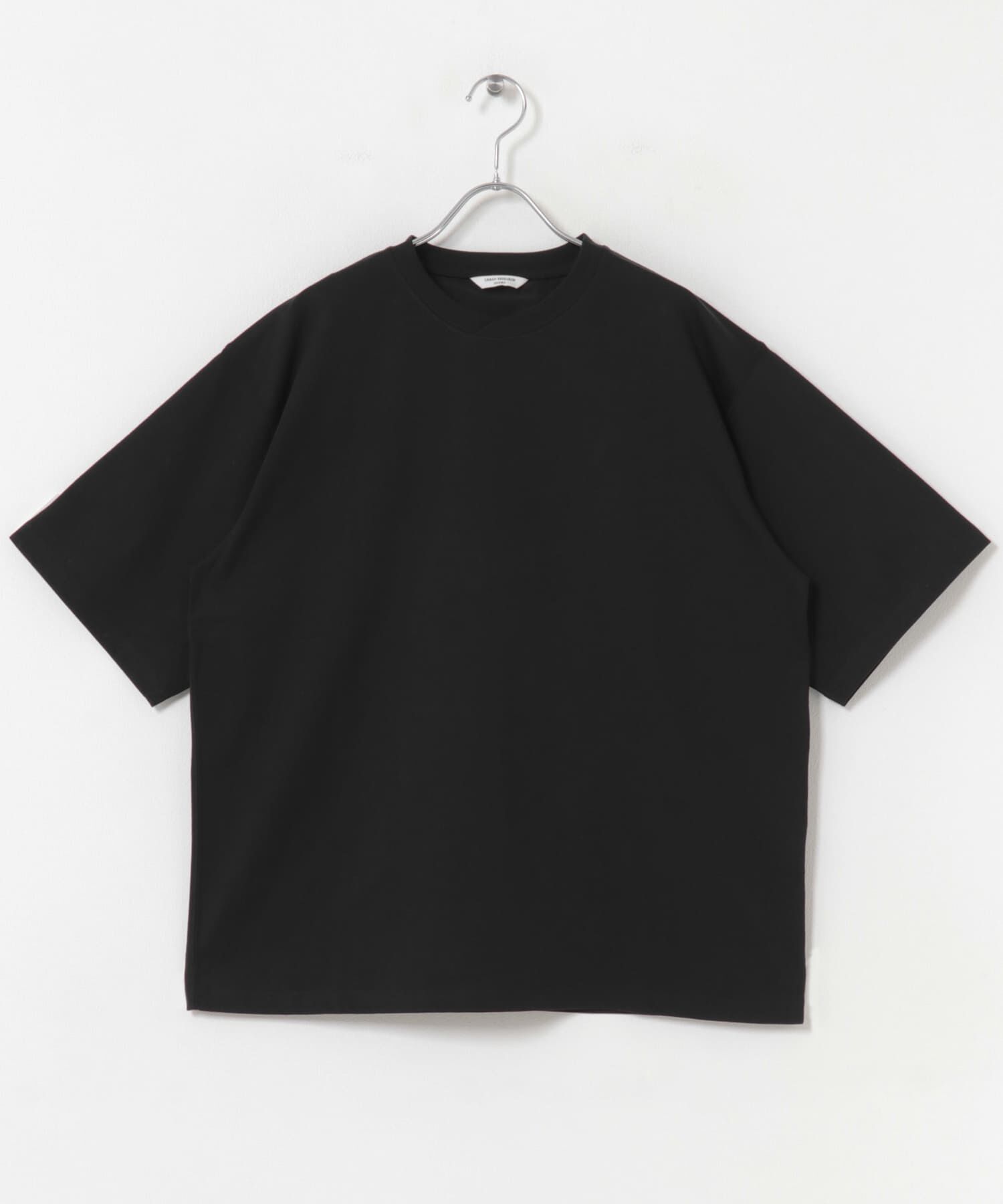 URBAN RESEARCH DOORS「『速乾/接触冷感/UVカット』Sorona ラウンドカラーショートスリーブTシャツ」|Tシャツ・カットソー|