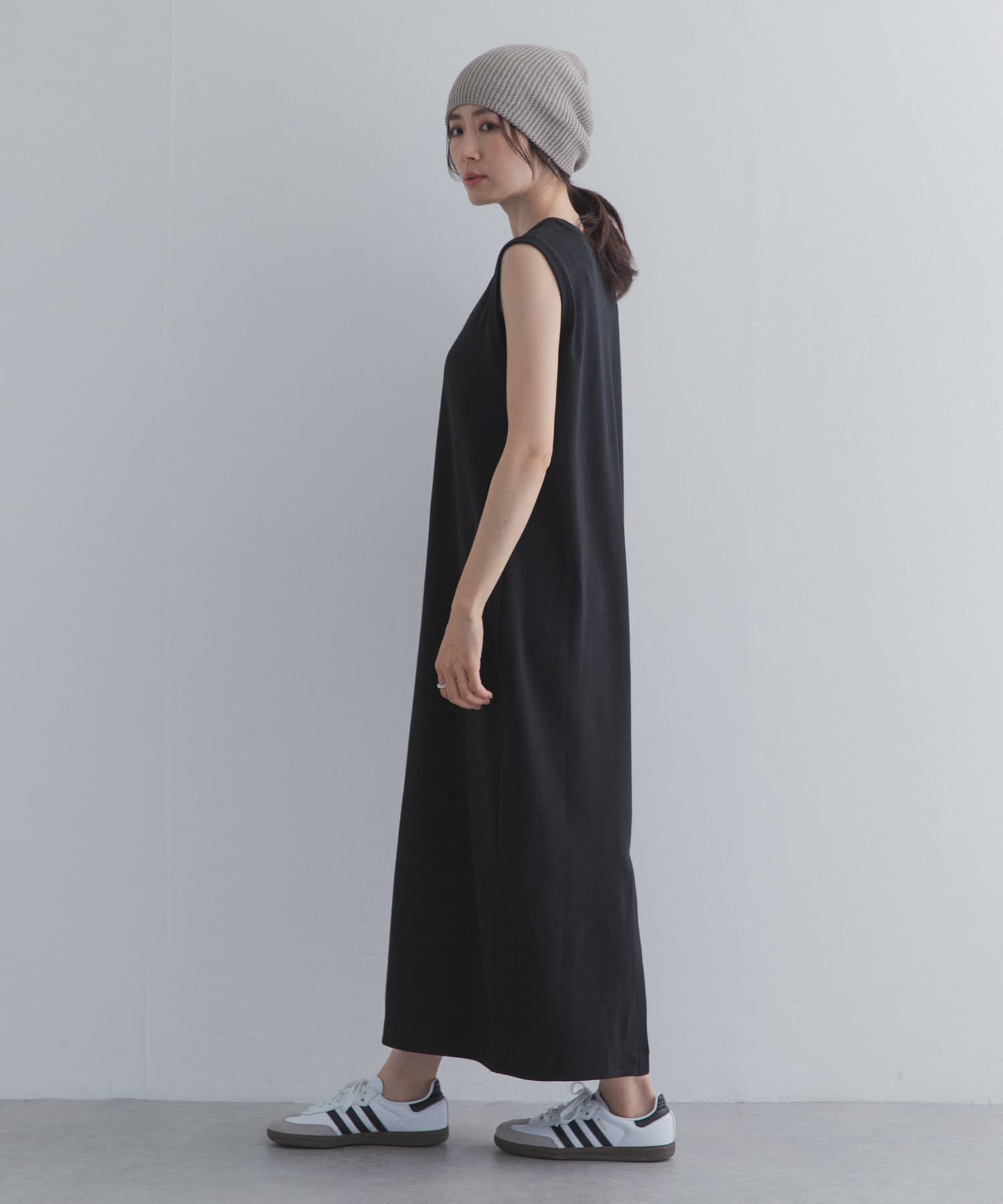 URBAN RESEARCH DOORS「ノースリーブカットリブワンピース」|ワンピース|