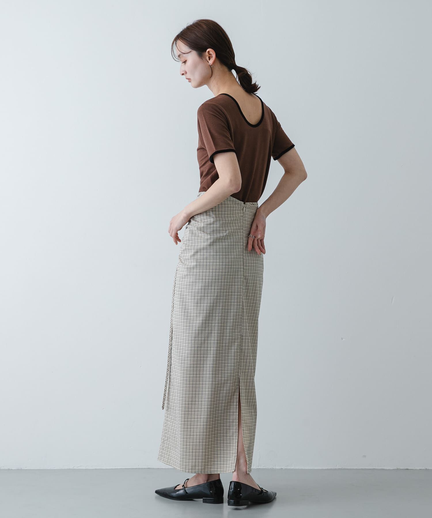 SENSE OF PLACE by URBAN RESEARCH「バックオープンリンガーTシャツ(半袖)」|Tシャツ・カットソー|