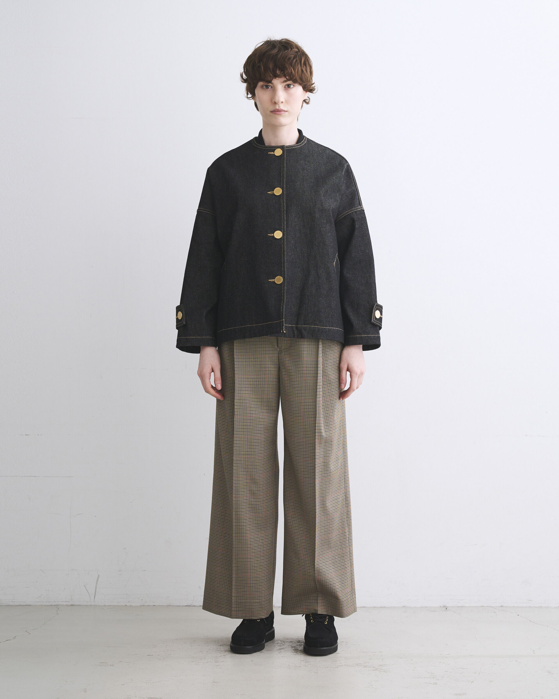 Traditional Weatherwear「MALTON NO COLLAR SHORT DENIM」|その他|