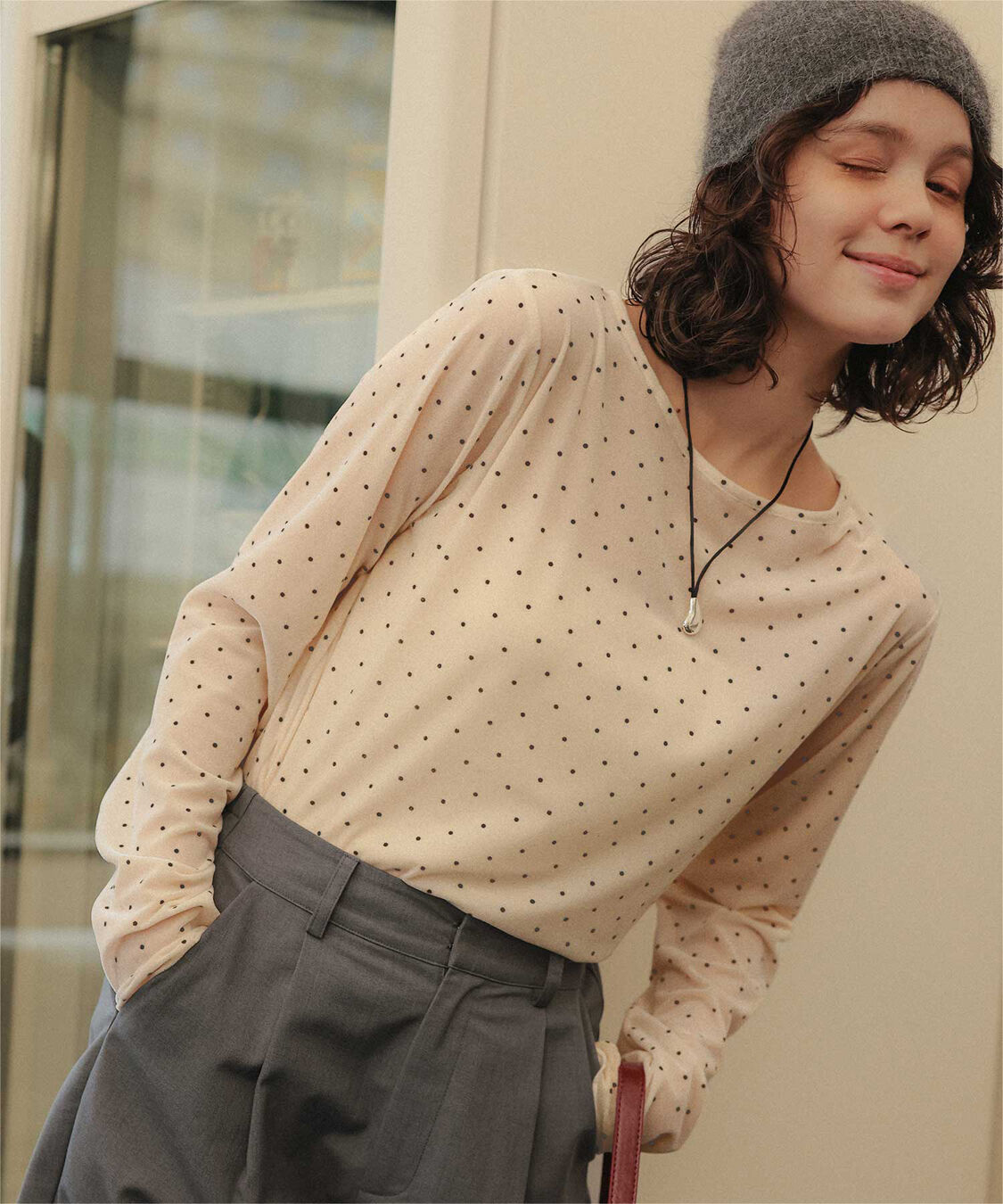 titivate「シアーベロアロングTシャツ」|Tシャツ・カットソー|