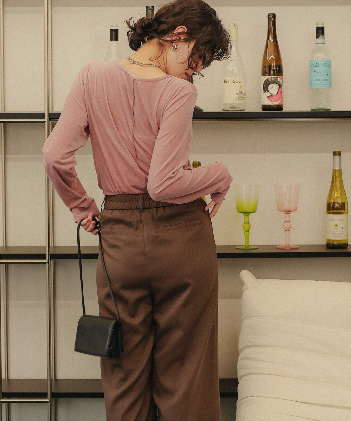 titivate「シアーベロアロングTシャツ」|Tシャツ・カットソー|