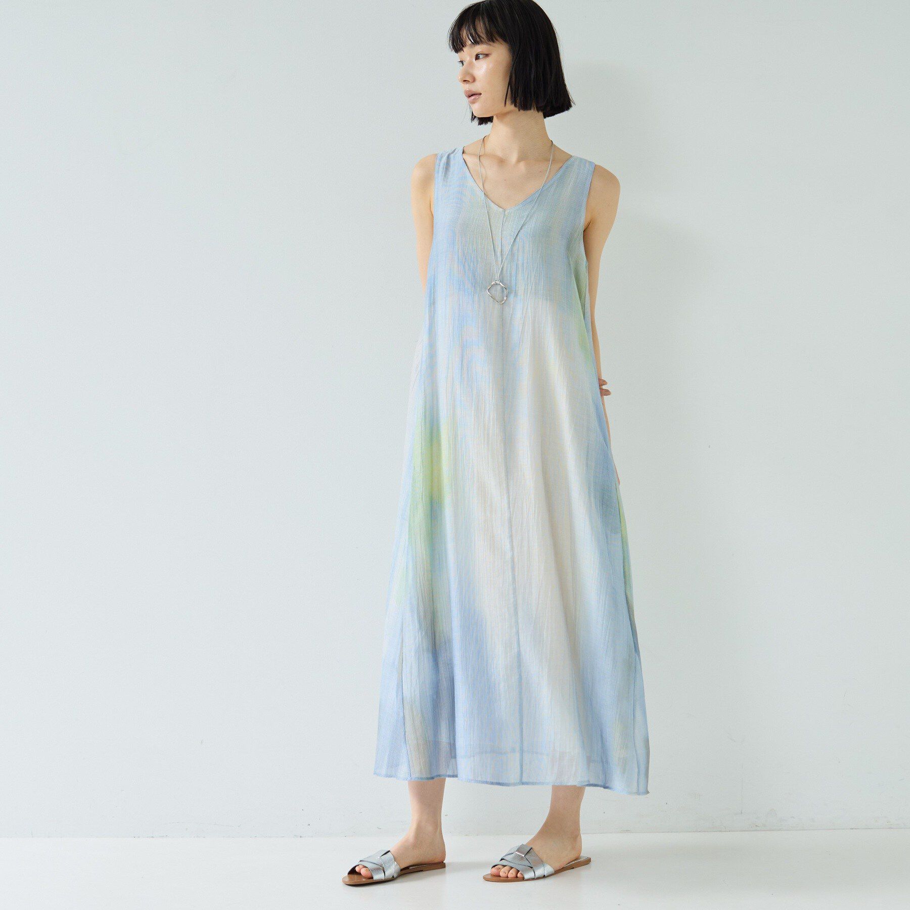 GALLEST「デジタルシアープリントワンピース」|ワンピース|