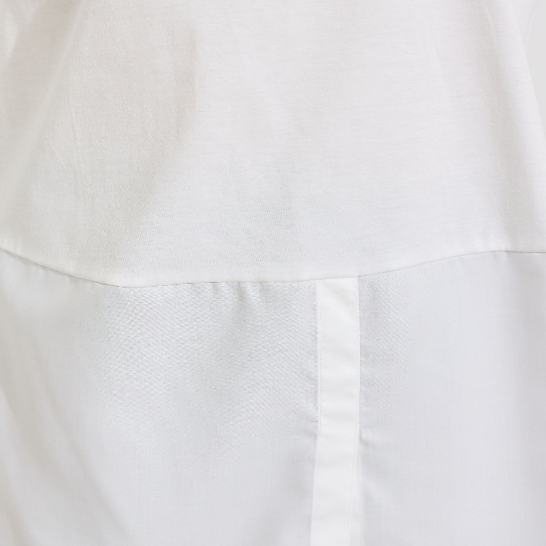 INDIVI「【レイヤードにおすすめ】シャツコンビ ロングTシャツ」|Tシャツ・カットソー|