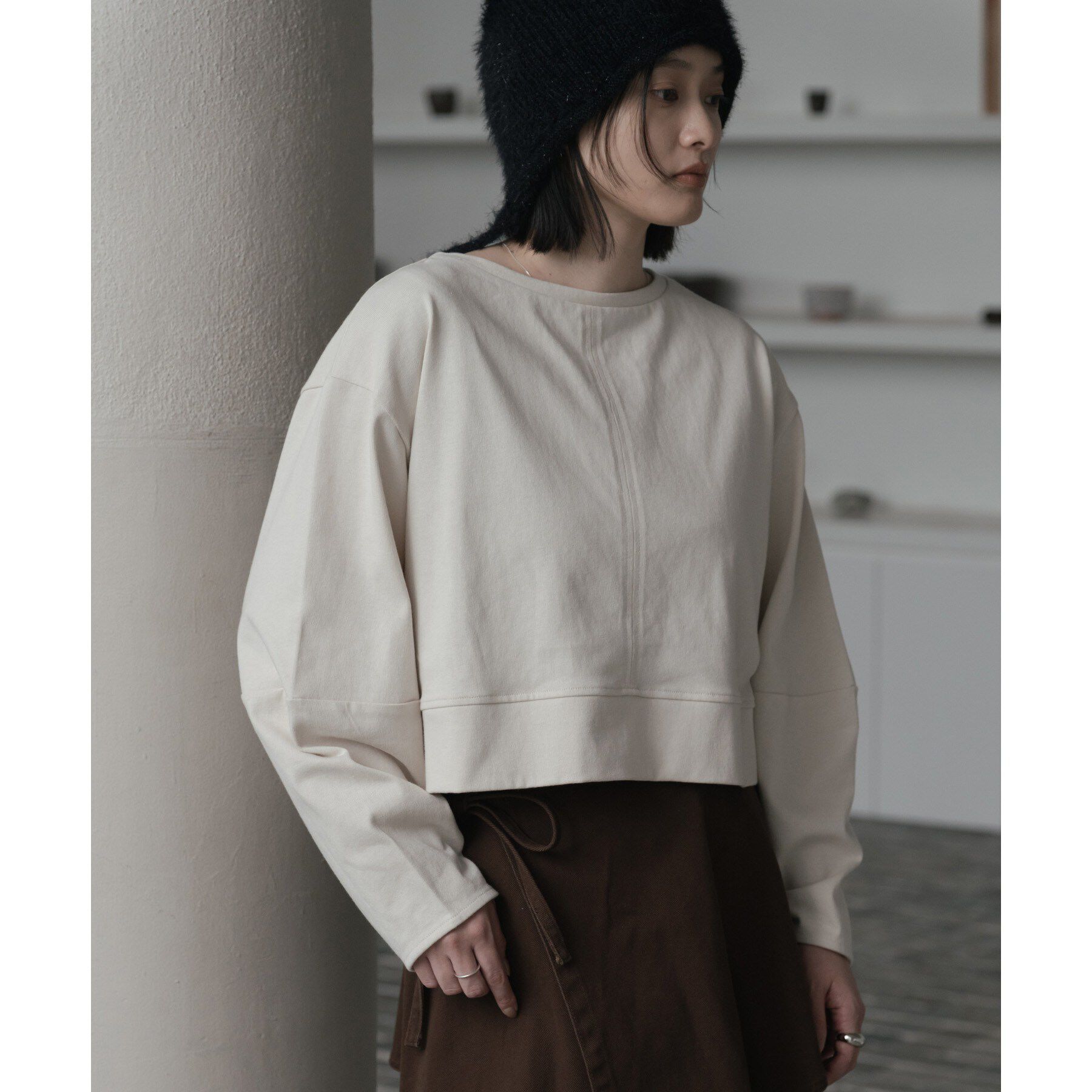 GALLEST「ロングスリーブフォルムカットソー」|Tシャツ・カットソー|