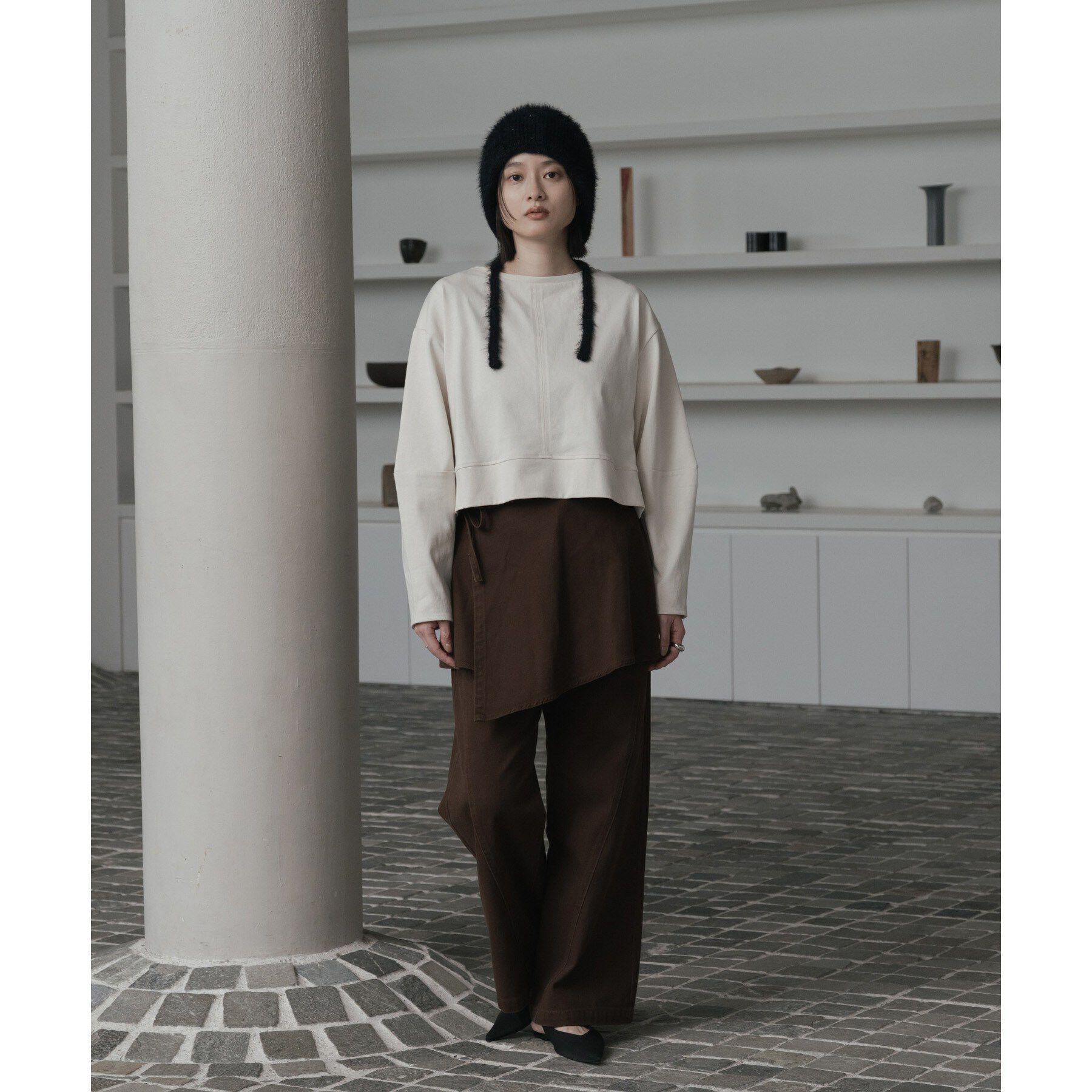 GALLEST「ロングスリーブフォルムカットソー」|Tシャツ・カットソー|