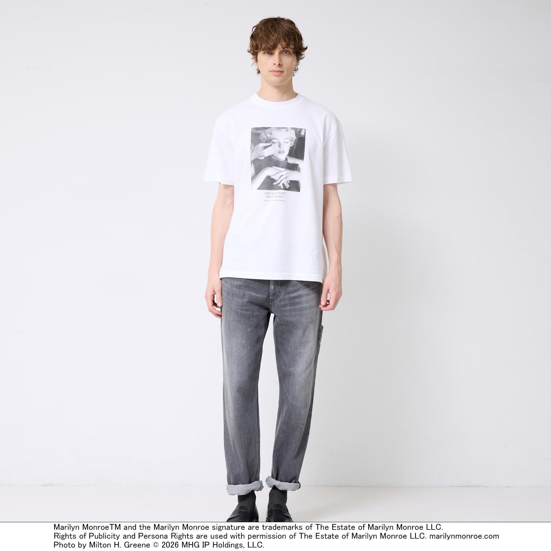 TAKEO KIKUCHI「【別注】マリリン・モンロー/フォトTシャツ」|Tシャツ・カットソー|