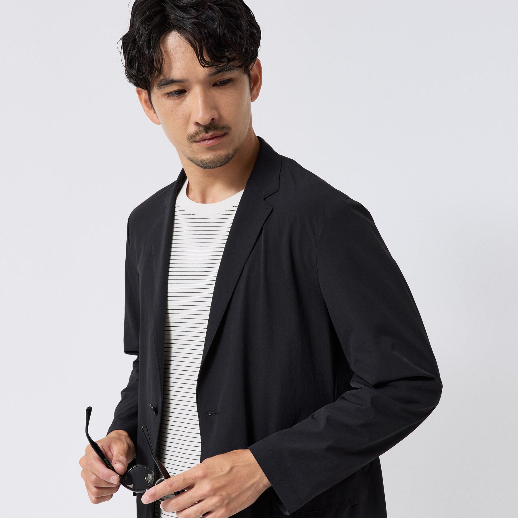 TAKEO KIKUCHI「シルケット ボーダー 長袖 Tシャツ」|Tシャツ・カットソー|