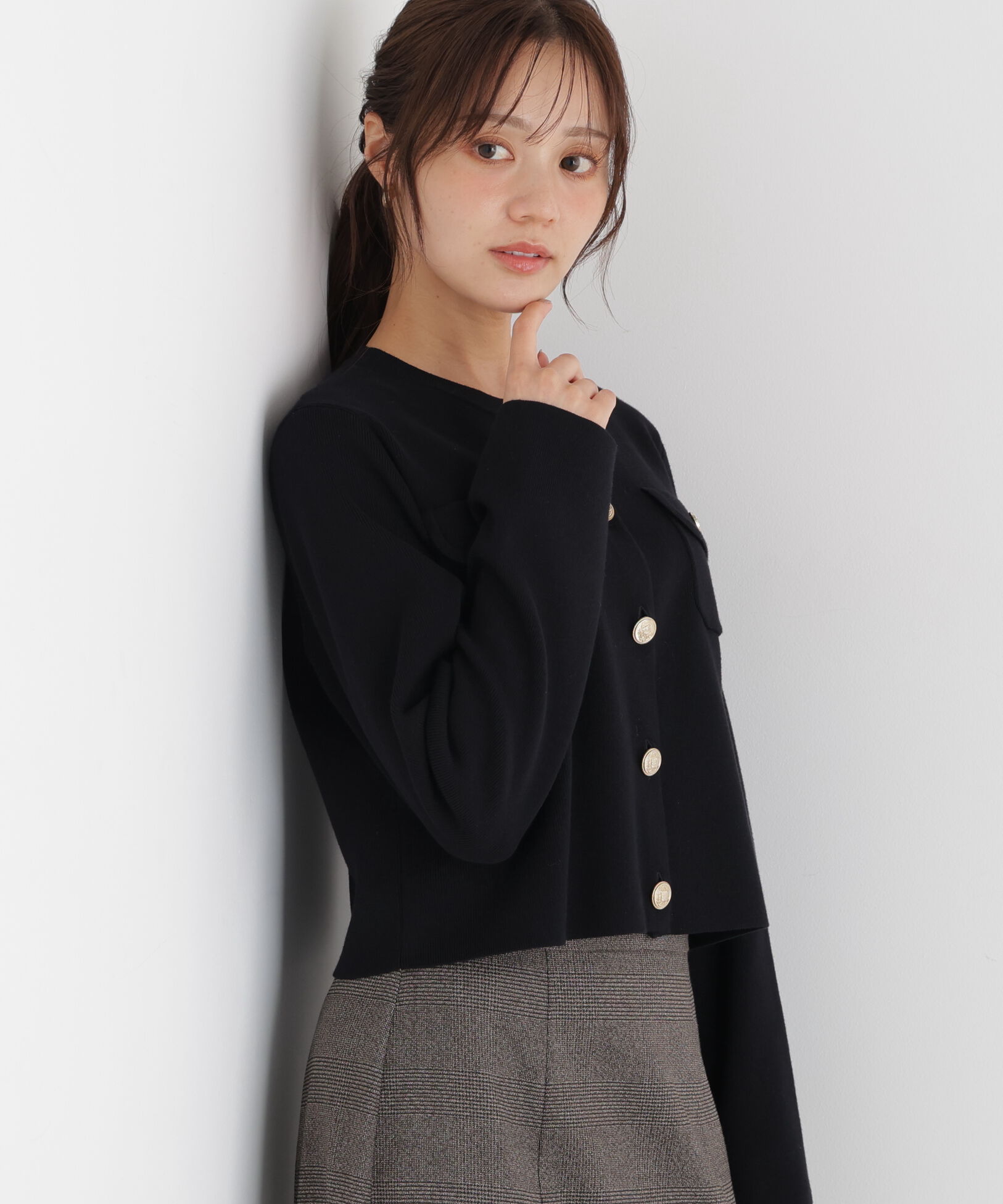 PROPORTION BODY DRESSING「シルク混カーディガン」|カーディガン|