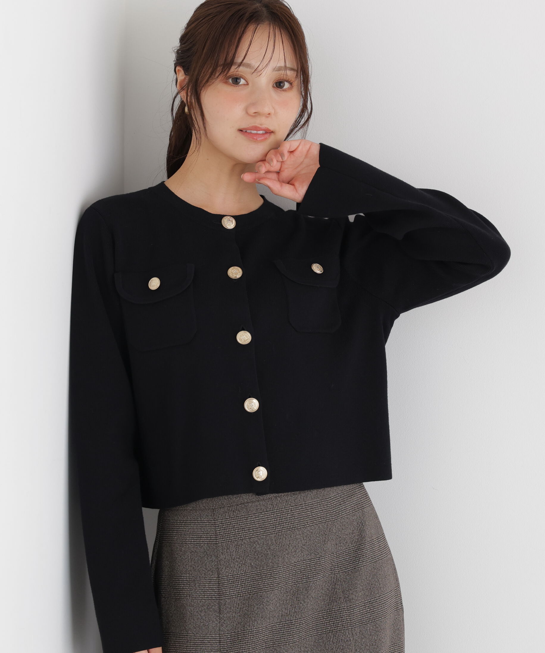 PROPORTION BODY DRESSING「シルク混カーディガン」|カーディガン|