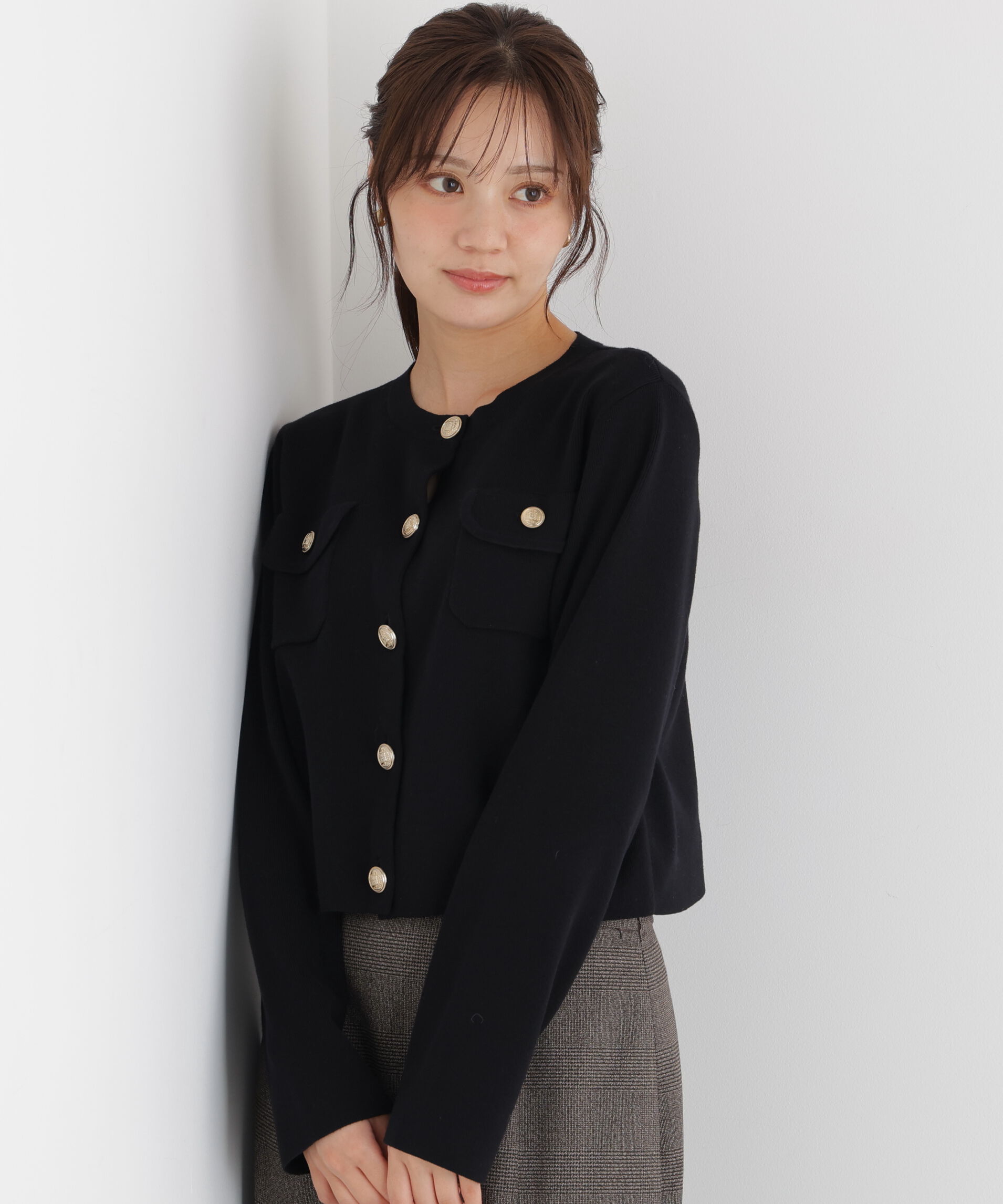PROPORTION BODY DRESSING「シルク混カーディガン」|カーディガン|